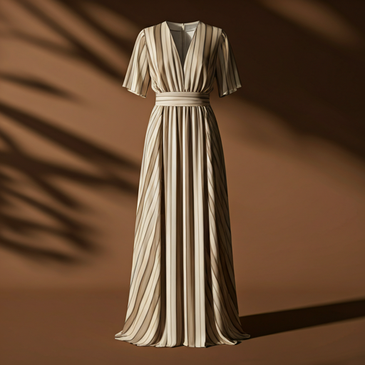 Kola Tonal Silk Dress